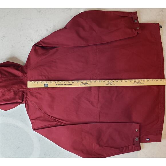 NWT FJALLRAVEN Vardag Anorak Jacket G-1000 Fabric Bordeaux Red Women's Size XL - Picture 13 of 15